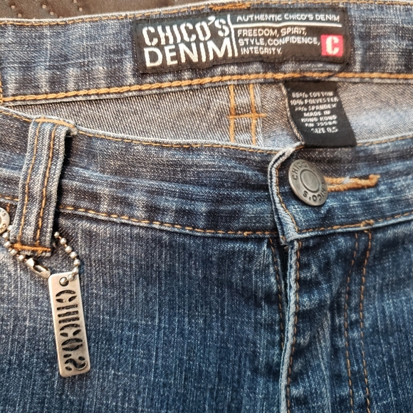 Chico's Denim straight leg jeans - Picture 5 of 8